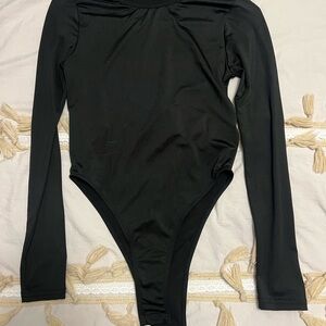 Black Long Sleeve Bodysuit